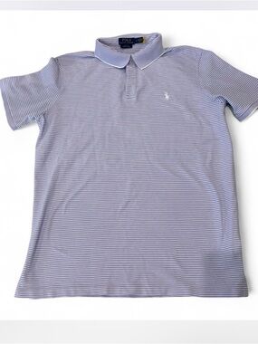 Polo by Ralph Lauren Men's Lavender Striped Polo Shirt